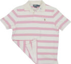 NEW Polo Ralph Lauren Rugby Shirt! M  Red Pink Green Orange  Striped  Custom Fit