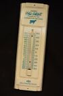 Agway Dairy Metal Thermometer Vintage 14 Inches (Missing Vial )