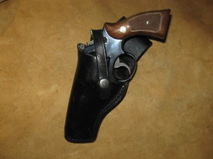 RARE S&W Brand Holster K Frame 10 12 13 18 19 66 64 65 4" LEFT GC 241229 - Picture 1 of 4