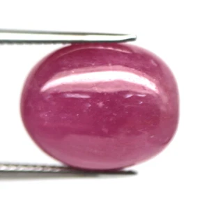 12.28 CT. Heated Pink Ruby Madagascar Oval Cabochon 11 x 14 mm. - Picture 1 of 3