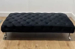 Chesterfield Footstool/coffee table, pouffe. 40inch length x 20inch width - Picture 1 of 2