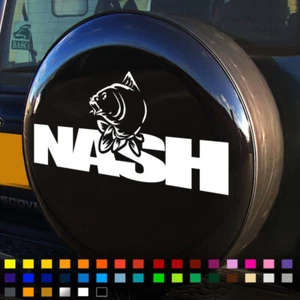 Nash Fishing Vinyl Decal Sticker Angling Carp Wall Window Van 4x4 - Picture 1 of 1
