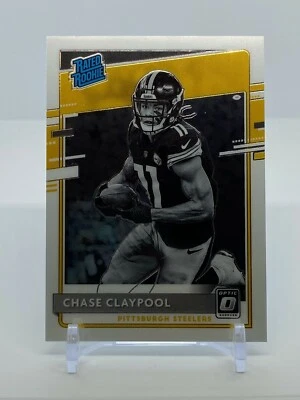 2020 OPTIC CHASE CLAYPOOL RATED ROOKIE SSP NEGATIVE VARIATION #327 STEELERS RC - Image 1 of 2