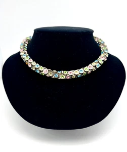 DESIGNER HALSKETTE VON RODRIGO OTAZU FARBKRISTALL. - Bild 1 von 11