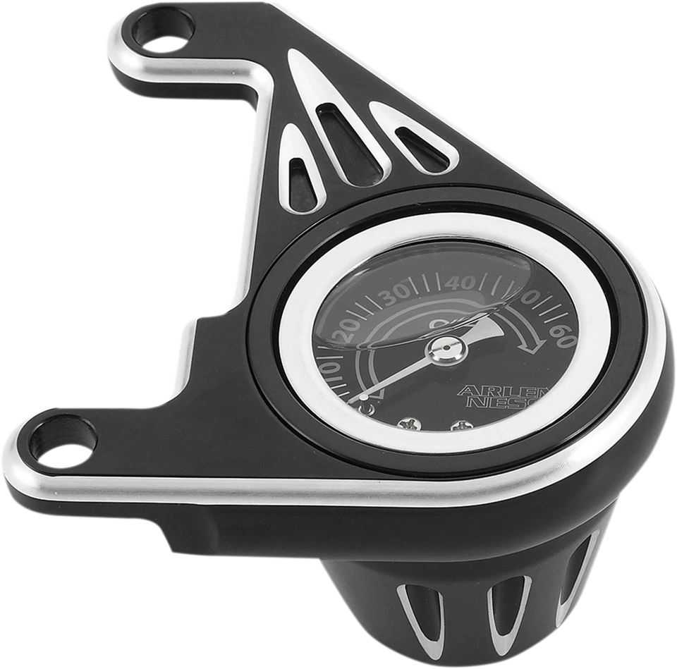 Arlen Ness 深切油压表黑色 99-17 哈雷戴维森双摄像头 — 第 1/1 张图片