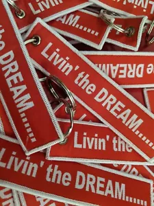 Livin' The DREAM .... Luggage Tag - Picture 1 of 3