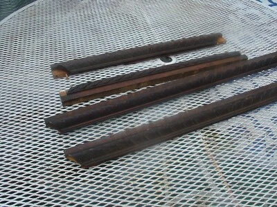 Antiguo Victoriano Roble Macizo Moldeado Piezas RJ Horner Años 1890 Lote de 4 Piezas de Salvamento Foto 1 de 4