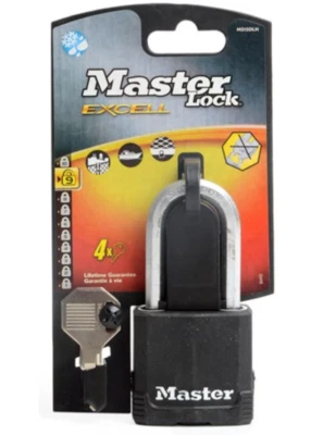 MASTER LOCK EXCELL CADENAS A CLES 3520190929723 PROTECTION MAISON JARDIN GARAGE - Photo 1/3