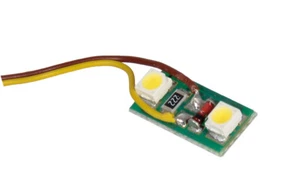 Viessmann 6021 Pista Neutra Iluminación Hogar, 2 LEDs Blanco Cálido, 14 - 16V - Imagen 1 de 1