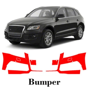 Front bumper PreCut PPF Paint Protection Film For Audi Q5 S-Line 2009-2012 - Picture 1 of 6