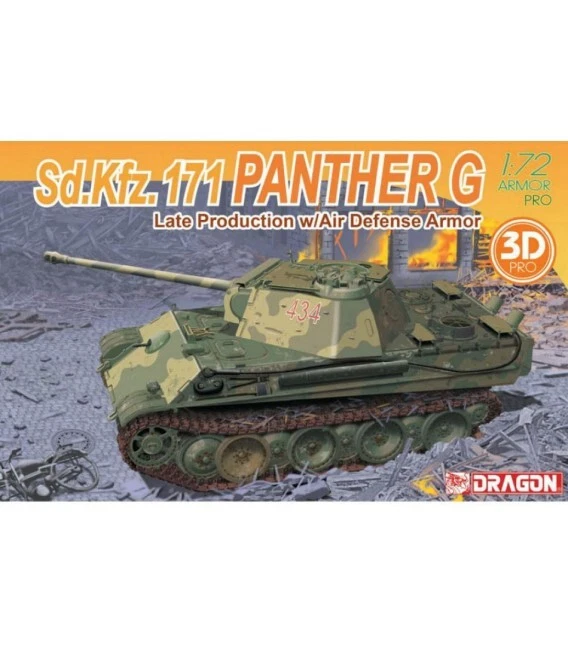 PANTHER G LATE PRODUCTION W/AIR DEFENSE ARMOR KIT 1:72 - Immagine 1 di 1