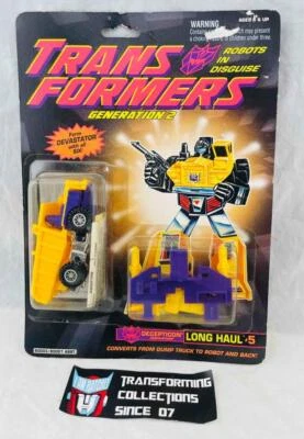 Transformers Original G2 1993 Construction Long Haul MOSC for Devastator - Image 1 of 2