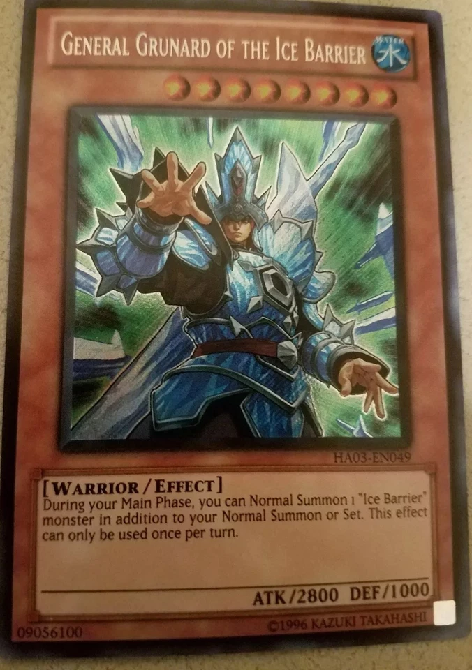 1x (M/NM) General Grunard of the Ice Barrier HA03-EN049 Secret Rare Unlimited  - Image 1 of 1