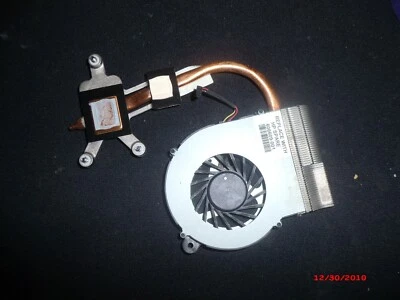 606609-001 607084-001 HP CPU COOLING FAN + HEATSINK G62-300 Compaq Presario CQ56 - Image 1 of 3