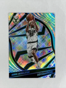 2021-22 Revolution Cosmic Khris Middleton 67/99 Milwaukee Bucks #24 - Picture 1 of 2