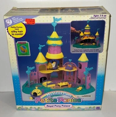 NEW SEALED VTG 1990 HASBRO 4515 MY LITTLE PONY PETITE PONIES ROYAL PONY PALACE - Image 1 of 4