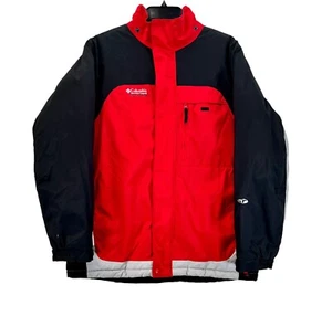 Vintage 90's Columbia Sportswear Ski / Snowboard Jacket Tectonite Red Size 18/20 - Picture 1 of 7