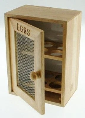 2 NIVELES SOPORTE HUEVO DE POLLO ARMARIO ARMARIO COCINA ALMACENAMIENTO MADERA ESTANTE Foto 1 de 2