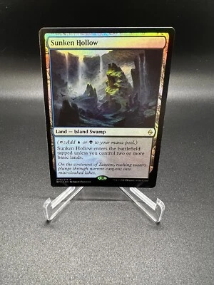 Magic The Gathering Battle For Zendikar Sunken Hollow HOLO - Image 1 of 3