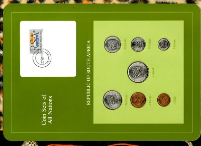 Coin Sets of All Nations South Africa UNC All 1986 but 2,5 cents 1985 - Image 1 of 4