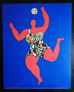 Niki de Saint Phalle volleyball silkscreen 2009 part André morain - Picture 1 of 2
