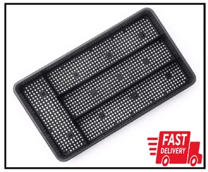 Kleines Silberbesteck Utensil Besteck Organizer Halter Tablett für schmale Schubladen schwarz - Bild 1 von 2