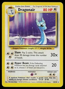 Pokemon Card - Dragonair Base Set 18/102 Rare - Picture 1 of 2