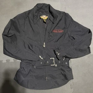 Giacca Harley Davison donna XS nera full zip moto vintage biker jacket - Foto 1 di 11