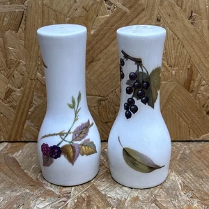 Royal Worcester Evesham Gold Vale Cruet Set Salz & Pfefferstreuer - Bild 1 von 5