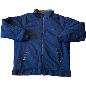 Lands' End Kid's Fleece Lined Bomber Jacket Dark Navy Size L/14-16 - Picture 1 of 8