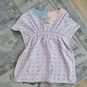 The Beaufort Bonnet Company Pima Algodón Púrpura Bastón Bambú Natación Encubrimiento Talla 4T - Imagen 1 de 6