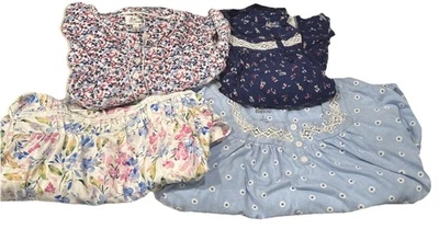 Women's Nightgown Lot Of 4  Croft & Barrow & Aria Floral Sleepwear Sz M  & L - Image 1 of 4