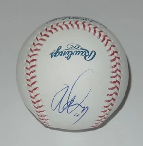 NORI AIOKI AUTO'D SIGNED BASEBALL PSA/DNA COA NPB MILWAUKEE BREWERS MARINERS MET - Picture 1 of 3