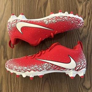 Size 11 Nike Vapor Varsity Low TD Football Cleats Red 880319-610 NEW - Picture 1 of 6
