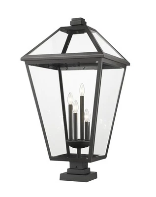 Z-Lite 579PHXLXS-SQPM Talbot 4 Light 37" Tall Marine Grade - Preto - Imagem 1 de 4