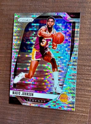 Baloncesto Panini Prizm 2024-25 - #294 Magic Johnson, Lakers - Silver Pulsar Foto 1 de 2