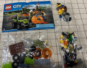 LEGO City 60120 Volcano Starter Set New Sealed Baggies No Box Retired 4 Figures