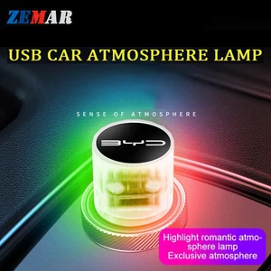 1*USB Car Interior Atmosphere LED Light Ambient Lamp For BYD Yuan Plus Song Tang - Bild 1 von 8