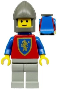 LEGO Crusader Lion 6012 Minifigure in plastica blu castello del Capo - Foto 1 di 2