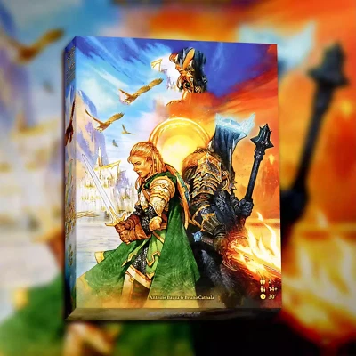 THE Lord Of The Rings Duel For Middle-Earth Board Game Cards Game - Image 1 of 4
