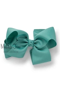 Girls Matilda Jane Perfectly paired Sea Blue Teal Bow NWT Bow is 6" - Picture 1 of 1