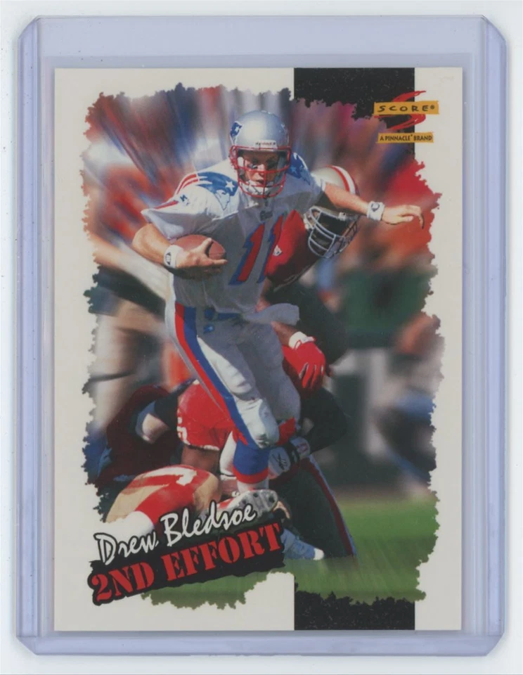 1996 Score Drew Bledsoe Football Card Patriots #248 - Image 1 of 2