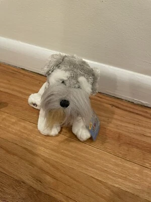 Webkinz ~ SCHNAUZER DOG ~ HM159 Plush Animal with NEW SEALED CODE - Image 1 of 4
