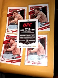 5 card lot of 2022 Donruss UFC #21 Jack Hermansson - Picture 1 of 1