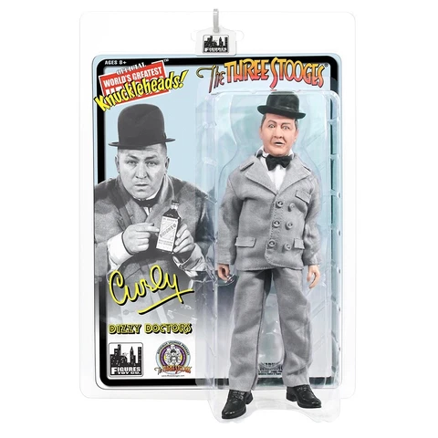 The Three Stooges 8 Inch Action Figures: Dizzy Doctors Curly Cover