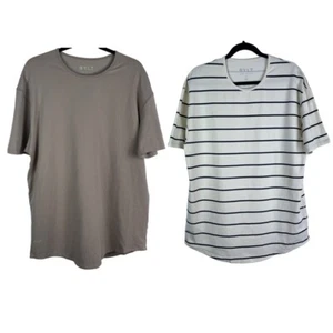 BYLT T-Shirt Men’s XL Drop Cut Lux Short Sleeve Crew Neck Lot of 2 Gym Train - Picture 1 of 19
