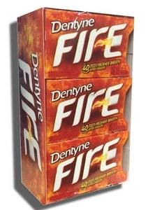 Dentyne Feuer Zucker Frei Würzig Zimt Kaugummi 12 Packungen - Bild 1 von 2