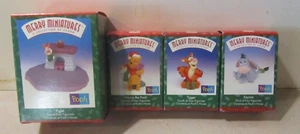 Hallmark merry Miniatures Christmas at Pooh's House  Disney winnie (NEW - Picture 1 of 2