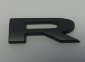 2014-2021 Jeep Cherokee "R" Gray Letter Emblem - Picture 1 of 3