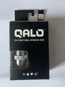 Qalo Floral White Functional Wedding Ring - Women's Size 5 - Picture 1 of 2